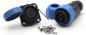 729257496106 SZJELEN Panel Mount Plug Male Socket Female