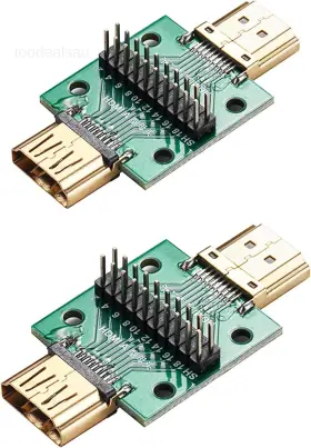 TS-HDMI-A-001 TEANSIC Connector Pcb Board Pitch Pins Male