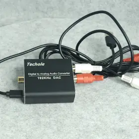 HS202 TECHOLE Dac Optical Toslink Spdif Rca Audio Converter