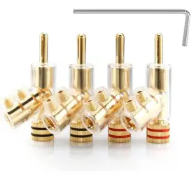 674043128351 TERTULLUS Banana Clips Connectors Plugs Speaker