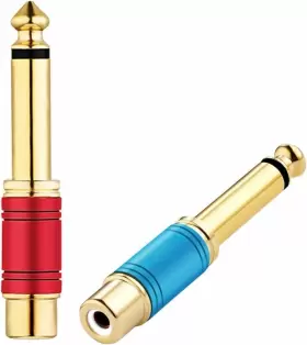 RCA635-2 TISINO Rca Adapter Pure Copper Female Multicolor #2