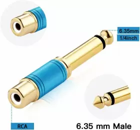 RCA635-2 TISINO Rca Adapter Pure Copper Female Multicolor #3