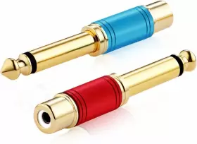 RCA635-2 TISINO Rca Adapter Pure Copper Female Multicolor