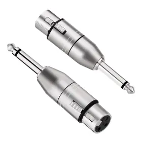 XLRAD502 TISINO Xlr Female Ts Mono Adapter Unbalanced Xlrf