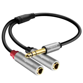 TOG-MF6.35TRS-2X6.35-1PK TOGCONN Trs Stereo Pack Male Dual