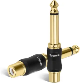 TOG-RCAF-6 TOGCONN Rca Adapter Pack Female Ts Male