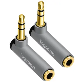 90-3-5-2 TOGCONN Right Angle Audio Adapter Pack Male Female
