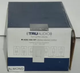 VCS-100-WT TRUAUDIO Stereo Volume Control Slider Cor #3
