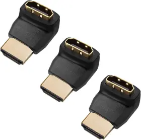 ACHLA3 TWISTED VEINS Hdmi Right Angle Adapters Hdr Male Set