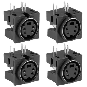 A18050500UX0180 UXCELL Video Pcb Mount Pin Din Socket Audio