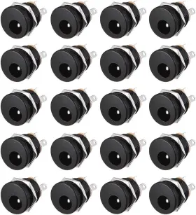 A18102500UX0346 UXCELL Power Jack Socket Pin Female Panel