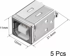 A18102700UX0419 UXCELL Pcb Usb Connector Female Jack Dip #2