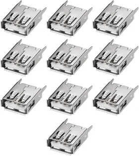 A18102700UX0428 UXCELL Pcb Usb Connector Female Jack Pin