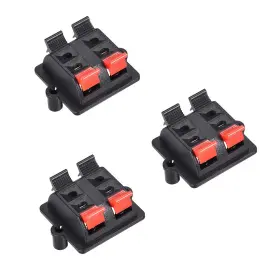 A19012500UX0029 UXCELL Row Spring Speaker Terminal Clip Push