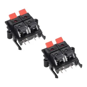 A19012500UX0039 UXCELL Row Spring Speaker Terminal Clip Push
