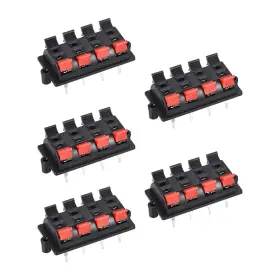 A19012500UX0052 UXCELL Row Spring Speaker Terminal Clip Push
