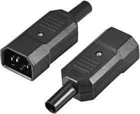 A19030500UX1140 UXCELL Male Power Socket Adapter Connector
