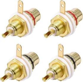 A19092700UX1103 UXCELL Rca Female Panel Mount Chassis Socket