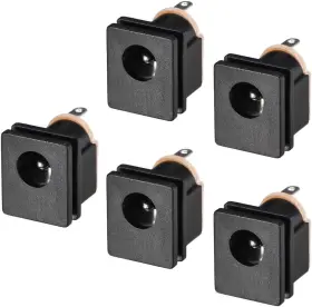 DC-015 UXCELL Power Jack Socket Pin Female Panel Mount