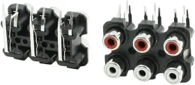 US-SA-AJD-31102 UXCELL Rca Pcb Mount Female Outlet Jack