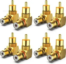 RCAMF-90ML8P WARMSTOR Rca Right Angle Adapter Male