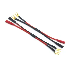 21007 WJSTN Spade Plug Banana Jack Adapter Cable Female