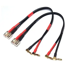W-134 WJSTN Speaker Cable Extension Right Angle Banana Plugs