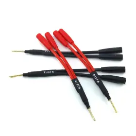 W036 WJSTN Banana Plug Cable Braided Wire Splitter Male