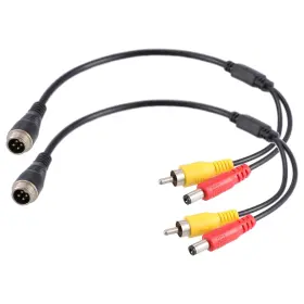 77724 X-AUTOHAUX Car Camera Adapter Pin Rca Male