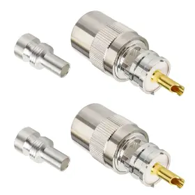 UHF-MALE-2-RG8X XRDS RF Solder Connector Reducers Kit