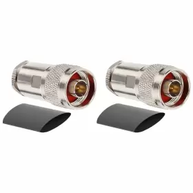 N-J-LMR400 XRDS RF Male Connectors Clamp Plug Adapter Coaxial