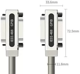 CABLE123 XXIMUIM Cable Gpib Connector Adapter Plug Play Meter #3
