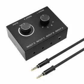 671891482697 YEEMIE Stereo Audio Switch Rca Switcher