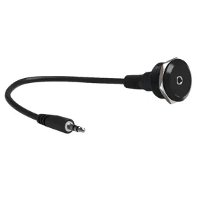 SOCKET-3.5-R-FTM-BLACK YIKAIEN Trs Stereo Panel Mount Adapter