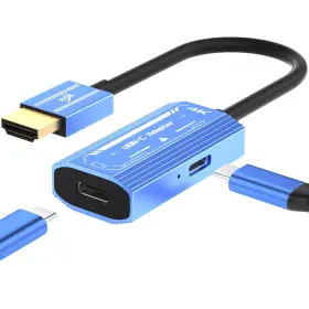 H161BLUE YOUGO LEE Hdmi Usb Adapter