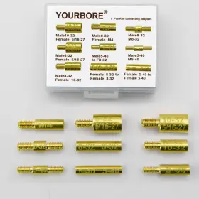 792332155540 YOURBORE Gun Cleaning Rod Fitting Adapters Pack