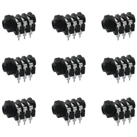 6PIN-FHSPMSJC-10 ZCZQC Female Headphone Socket Pcb Panel Pin