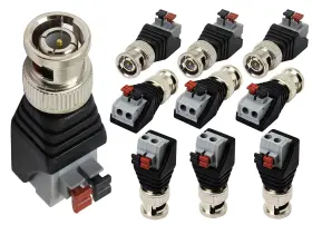 CGTIME-00012 ZDYCGTIME Bnc Video Baluns Adapter Male Plug