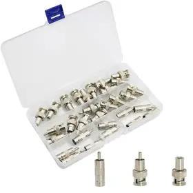 BNC3T001 ZOVFAM Bnc Rca Adapter Connectors Coaxial Cable Kit