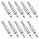 MECCANIXITY 10 Pcs 1/8" TS Audio Male Plug, 3.5mm 51 x 9 mm / 2 x 0.35 inch 