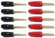 CESS Banana Pin Plug Open Screw Type Cable Connector #17: 20-Pack