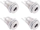 Fancasee (4 Pack) 5.5mm x 2.5mm Female DC Power Jack Socket Panel Mount 2... 