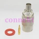 1pce N male plug solder RF coaxial connector RG58 RG142 LMR195 RG400 Silver