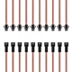 SIM&NAT 20 Gauge Silicone JST SM Connectors Plug, 5.9 inches, 2 Pin