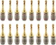 Nakamichi FanLock Excel Series 24k Gold Plated BFA Banana 16 Pcs (8-Pairs) 