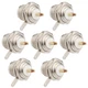 Fanbalunke SO239 Bulkhead Connector 7 Pcs PL259 Standard, Silver 