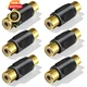 Ruichuan100 RCA Connector 6-Pack, Female to Coupler for Short 