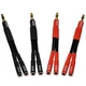 CNCESS CESS-142x4 Banana Plug Splitter 2-in-1-Out 4-Pack