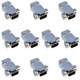 VGA Connectors Kit 10PCS DB15 3 Row HD15 D-SUB Port15 Pin Solder Cup