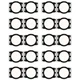 Theater Solutions RK6C In Ceiling Rough In Kit for 6.5" Speakers 10 Pair Pack